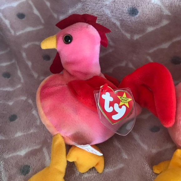 Rare 1996 Ty Beanie Struts Collector Bundle - Picture 3 of 9